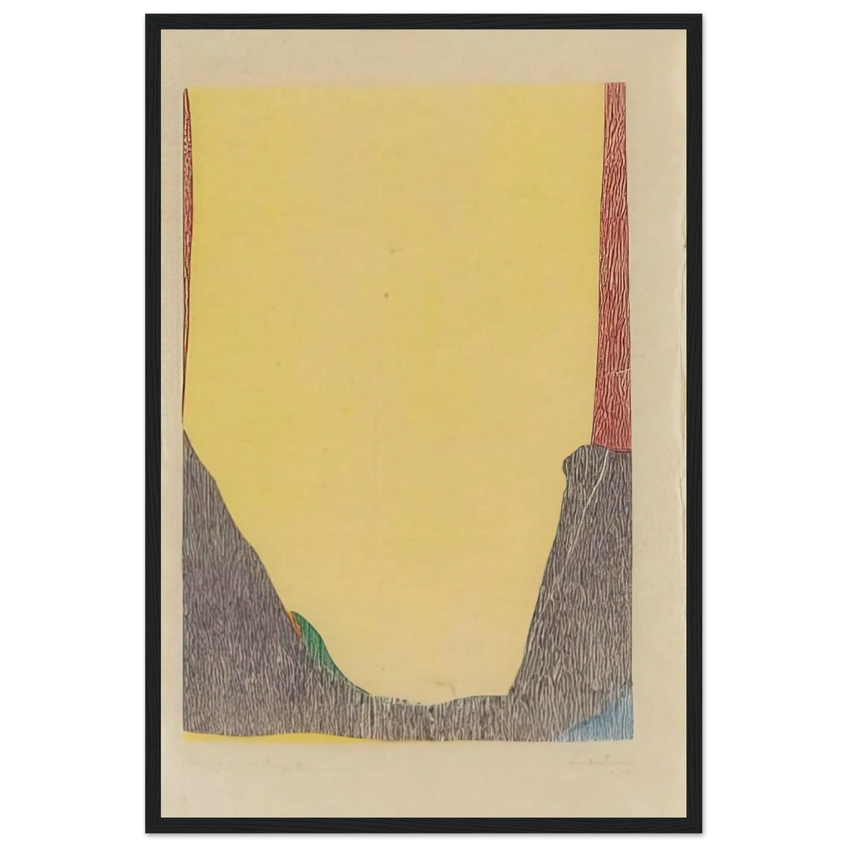 East and Beyond - 1973 Framed Poster | Helen Frankenthaler Framed Prints Wall Art | Frankenthaler Helen