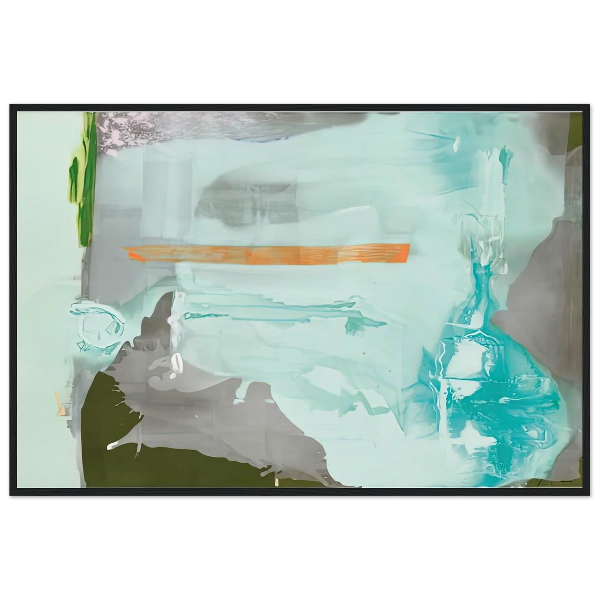 Poseidon, 1990- Framed Poster | Helen Frankenthaler Framed Prints Wall Art | Frankenthaler Helen