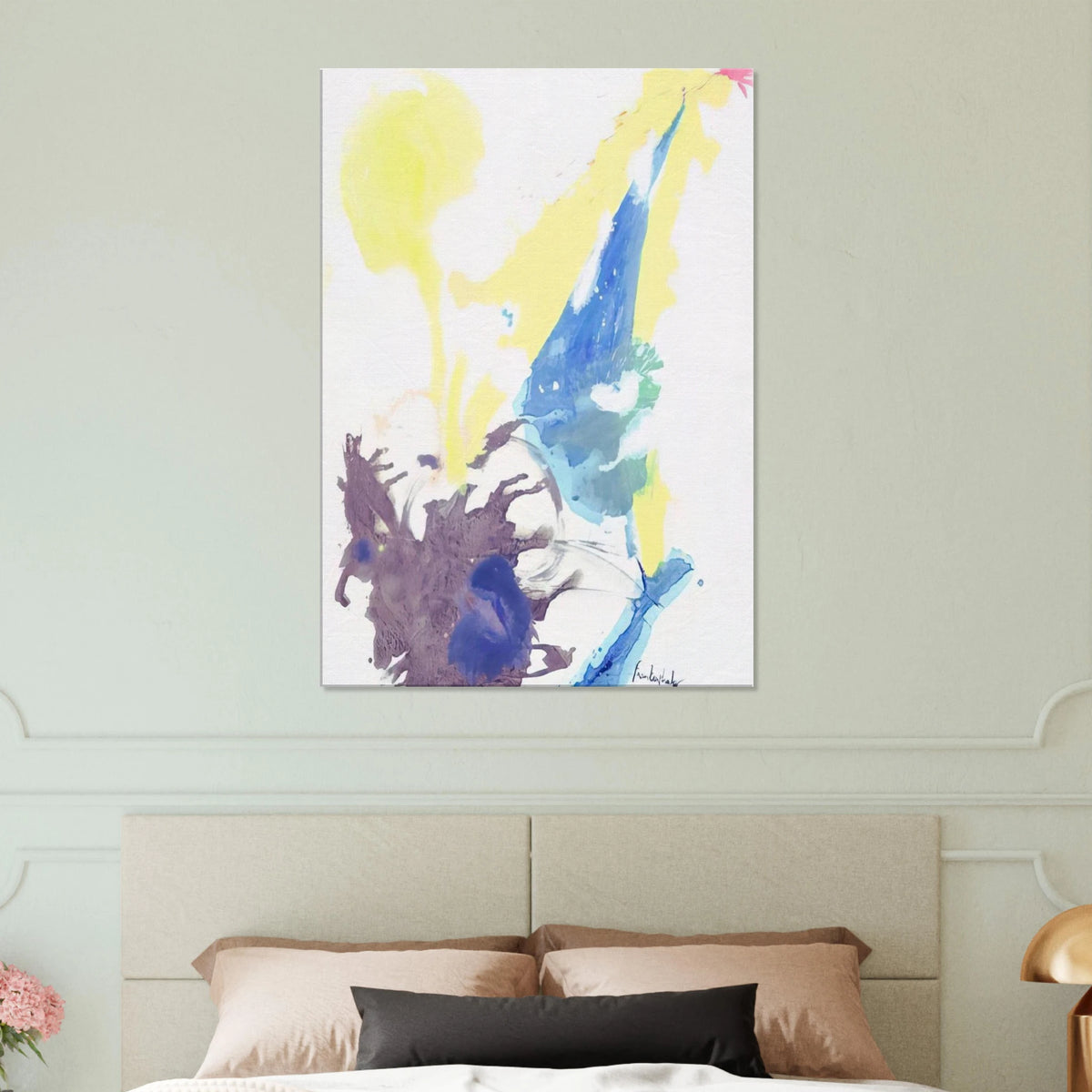 Moving Day - 1961 Canvas | Helen Frankenthaler Canvas | Frankenthaler Helen