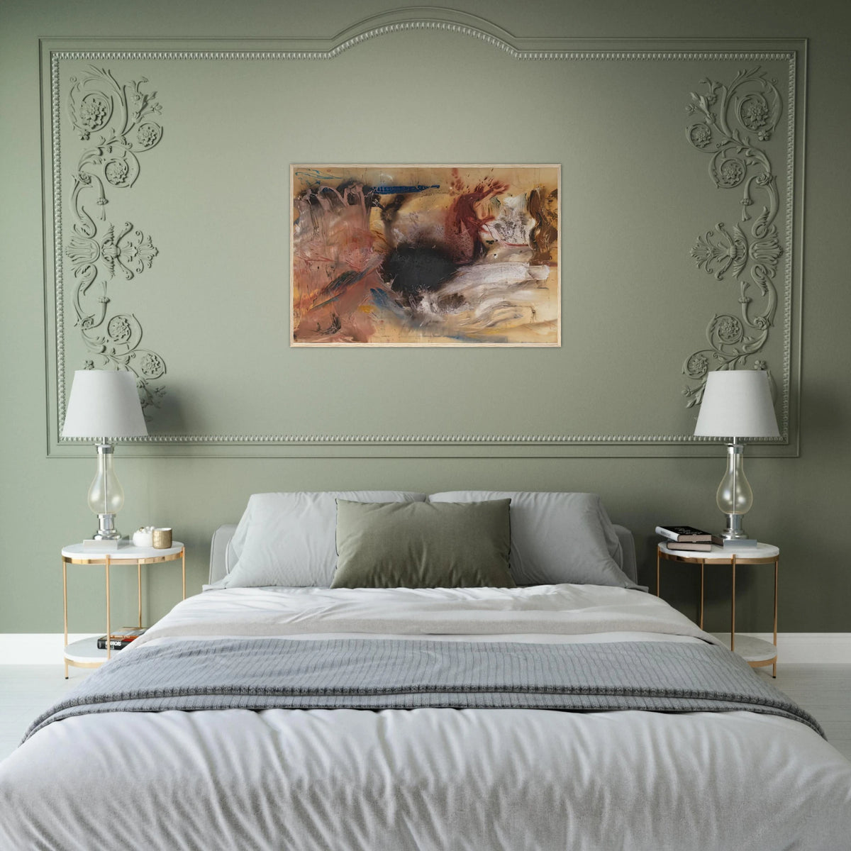 Sun Spot, 1954- Framed Poster | Helen Frankenthaler Framed Prints Wall Art | Frankenthaler Helen