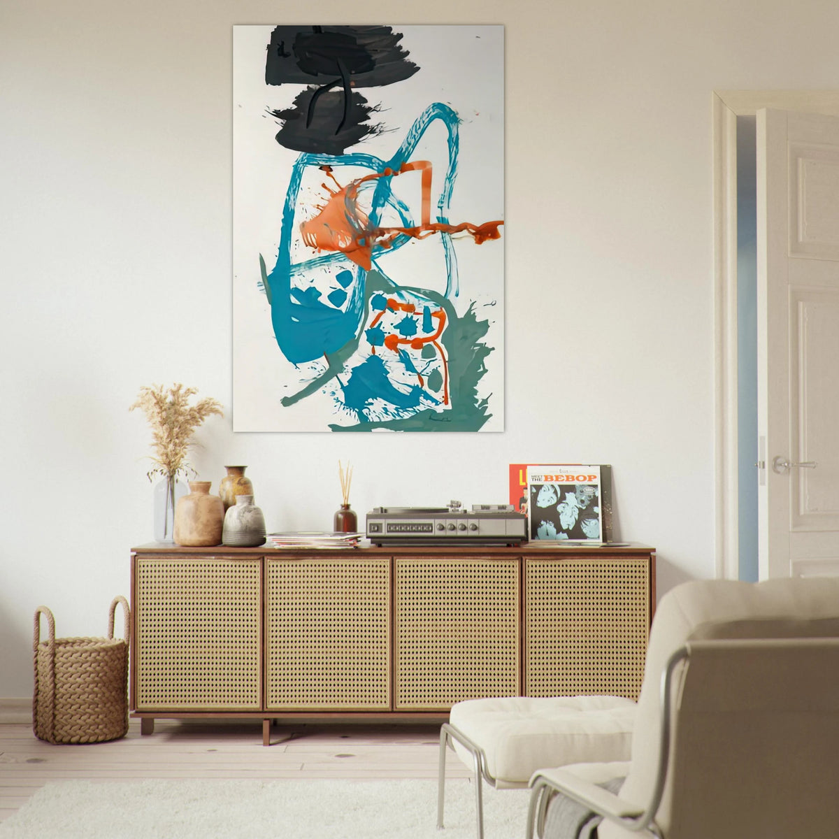 Winter Figure with Black Overhead, 1959- Poster | Helen Frankenthaler Poster | Frankenthaler Helen