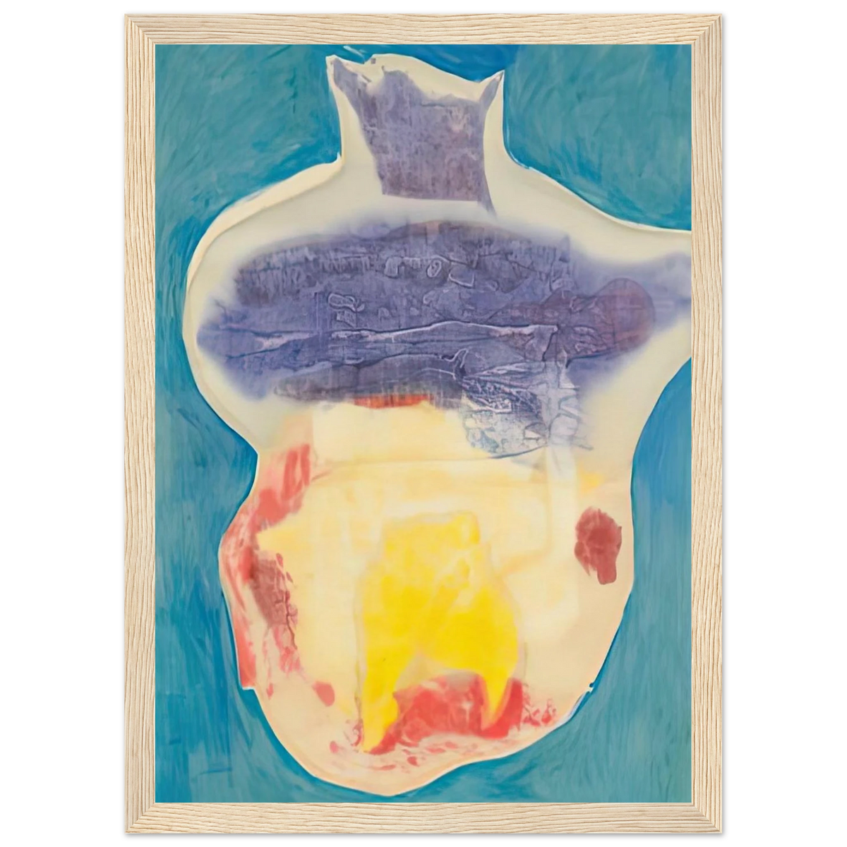 Narcissus, 1963- Framed Poster | Helen Frankenthaler Framed Prints Wall Art | Frankenthaler Helen