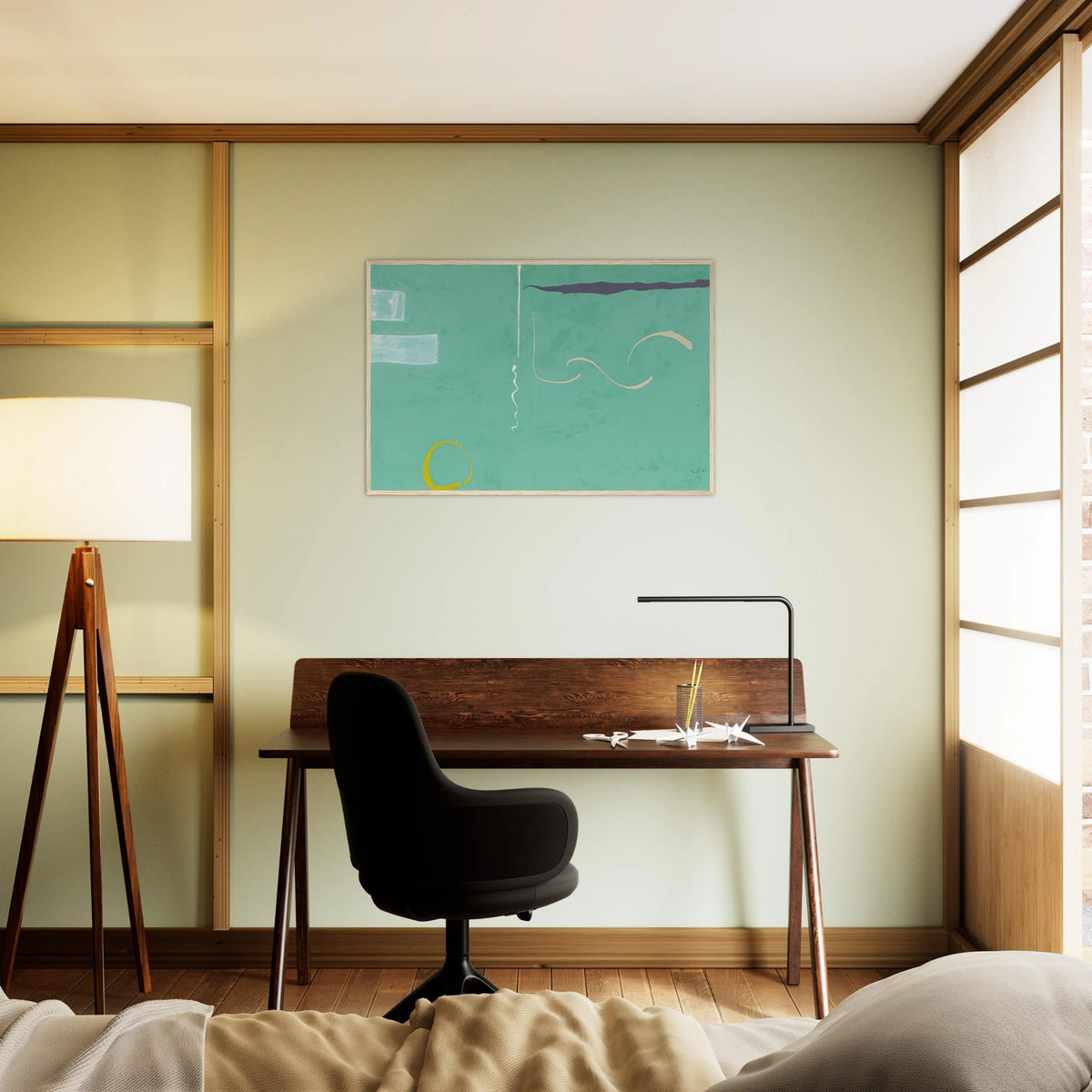 Tahiti - 1989 Framed Poster | Helen Frankenthaler Framed Prints Wall Art | Frankenthaler Helen