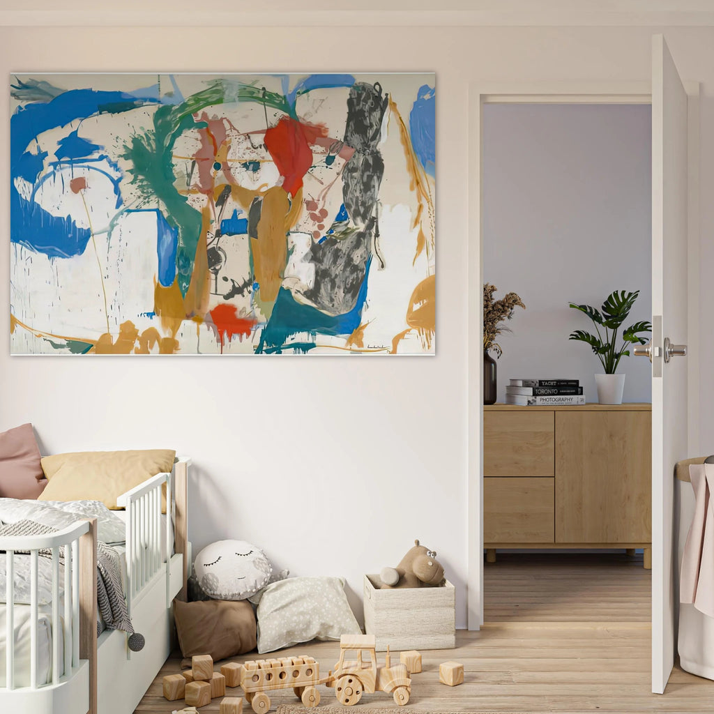 Madridscape, 1959- Poster | Helen Frankenthaler Poster | Frankenthaler Helen