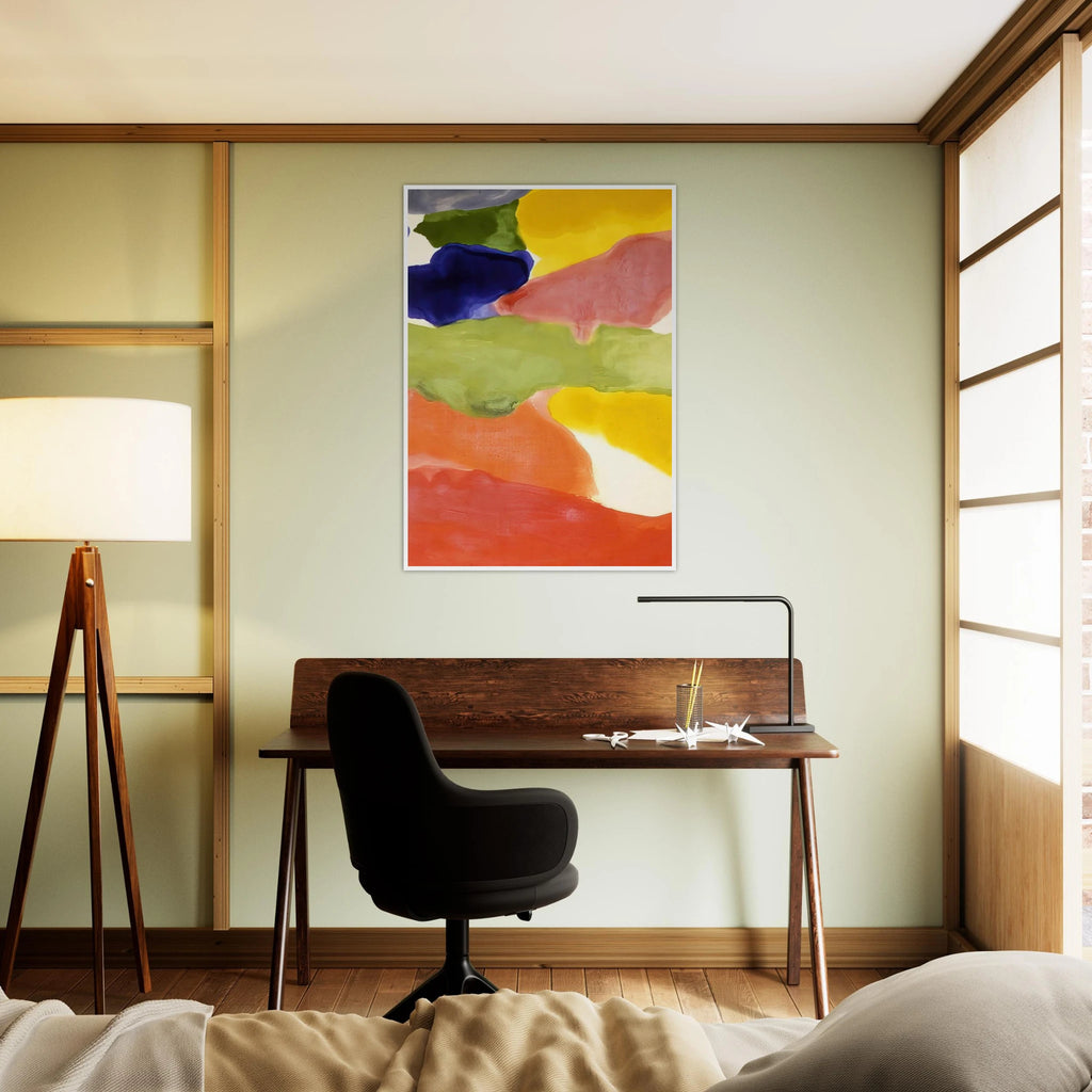 Tutti-Fruitti - 1966 Framed Poster | Helen Frankenthaler Framed Prints Wall Art | Frankenthaler Helen