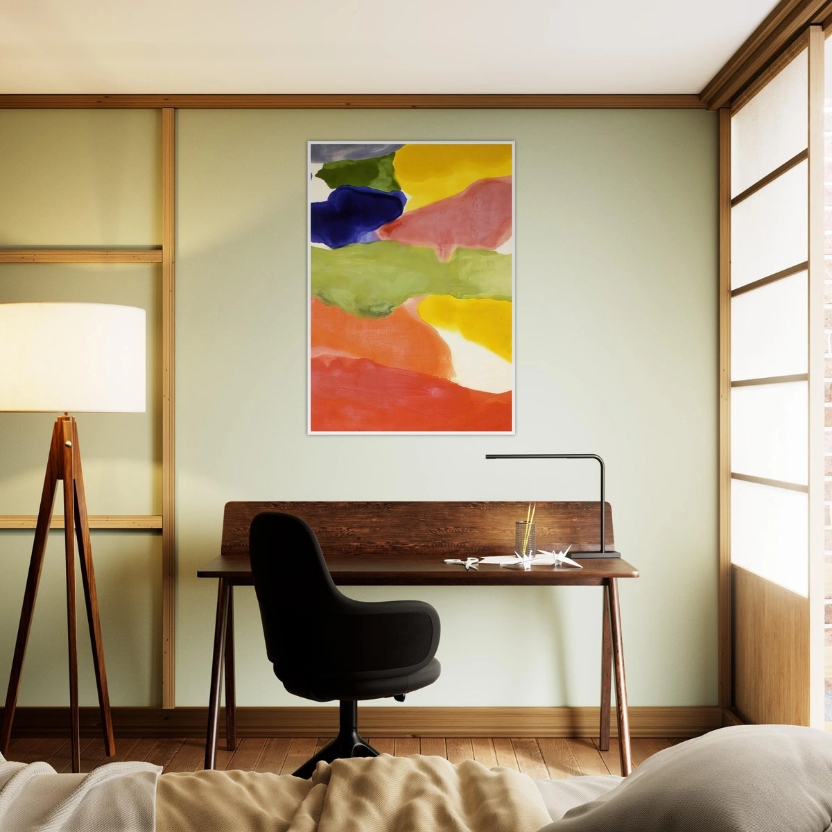 Tutti-Fruitti - 1966 Framed Poster | Helen Frankenthaler Framed Prints Wall Art | Frankenthaler Helen