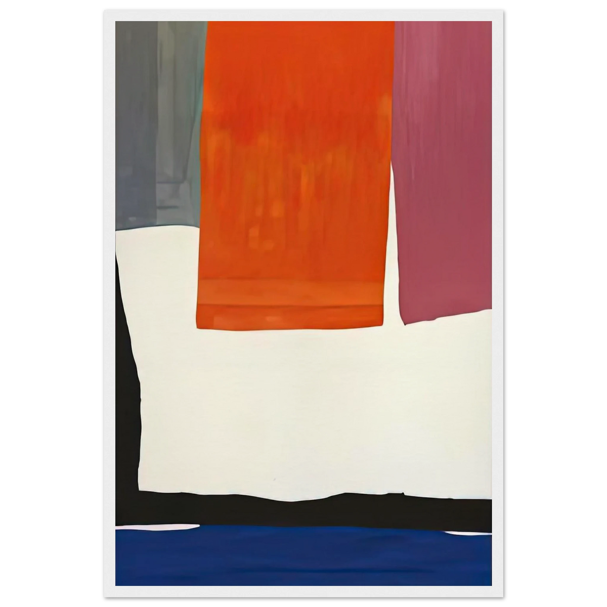 The Human Edge, 1967- Framed Poster | Helen Frankenthaler Framed Prints Wall Art | Frankenthaler Helen