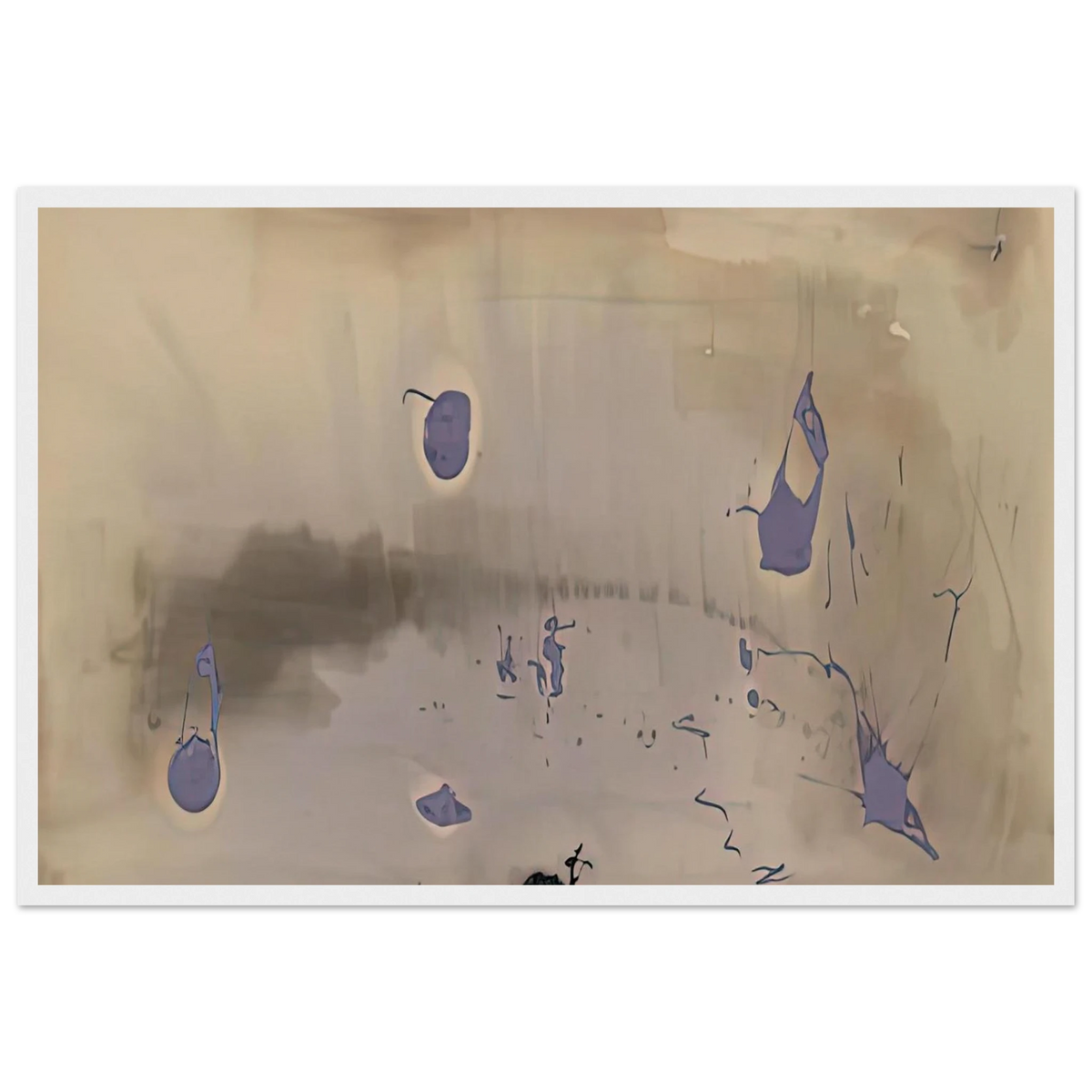 Sacrifice Decision, 1981- Framed Poster | Helen Frankenthaler Framed Prints Wall Art | Frankenthaler Helen