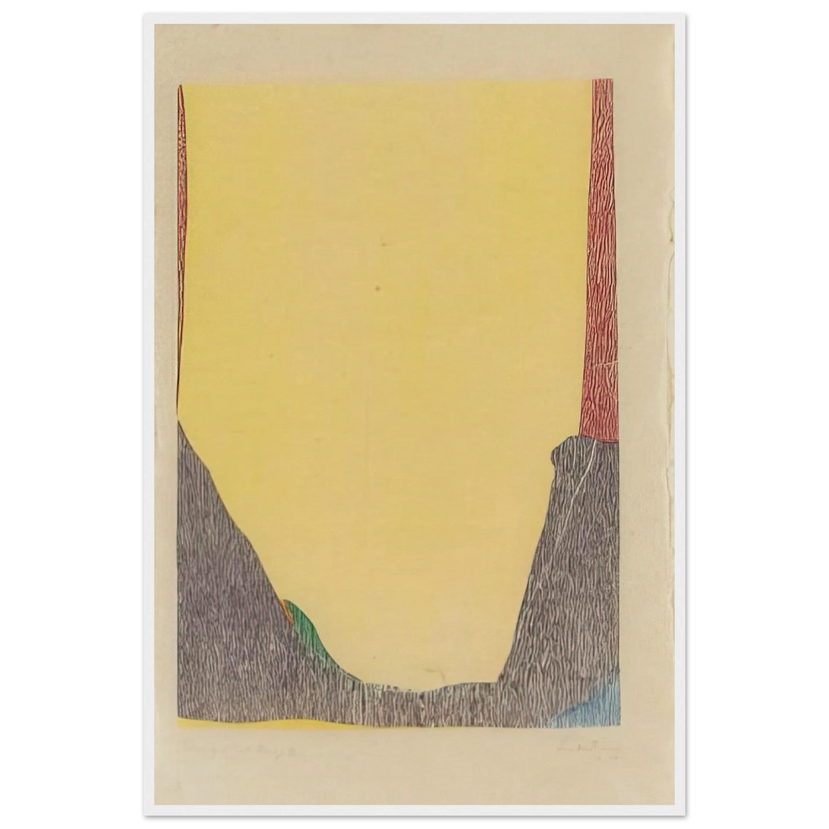 East and Beyond - 1973 Framed Poster | Helen Frankenthaler Framed Prints Wall Art | Frankenthaler Helen