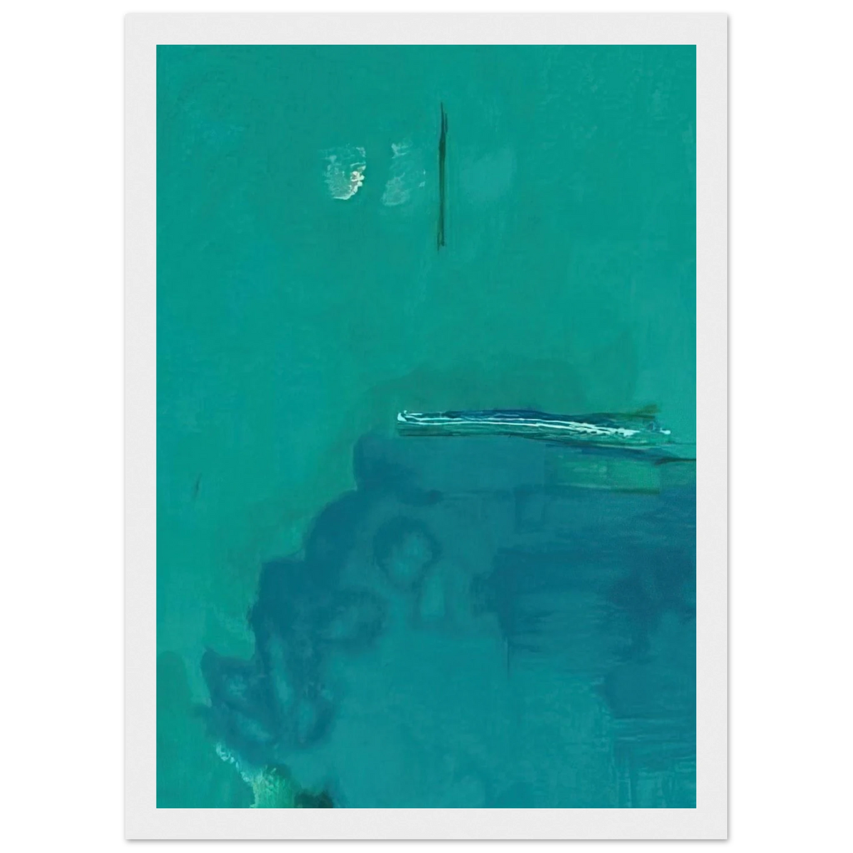 Contentment Island - 2004 Framed Poster | Helen Frankenthaler Framed Prints Wall Art | Frankenthaler Helen