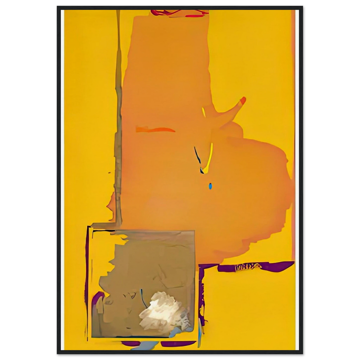 Mardi Gras, 1987- Framed Poster | Helen Frankenthaler Framed Prints Wall Art | Frankenthaler Helen