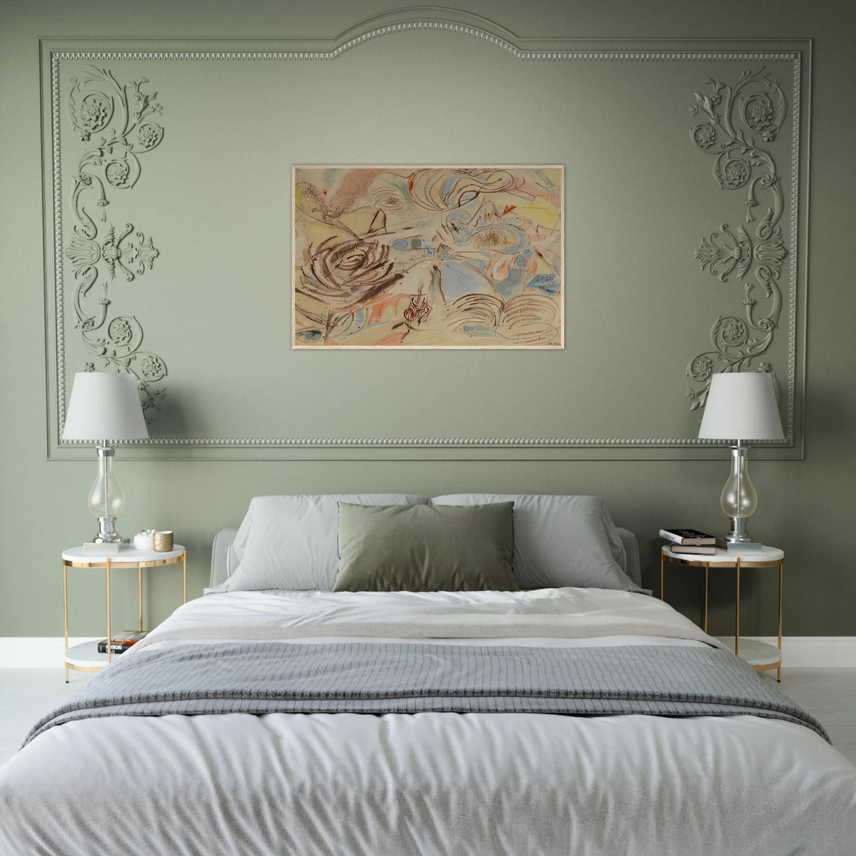10 29 52, 1952- Framed Poster | Helen Frankenthaler Framed Prints Wall Art | Frankenthaler Helen