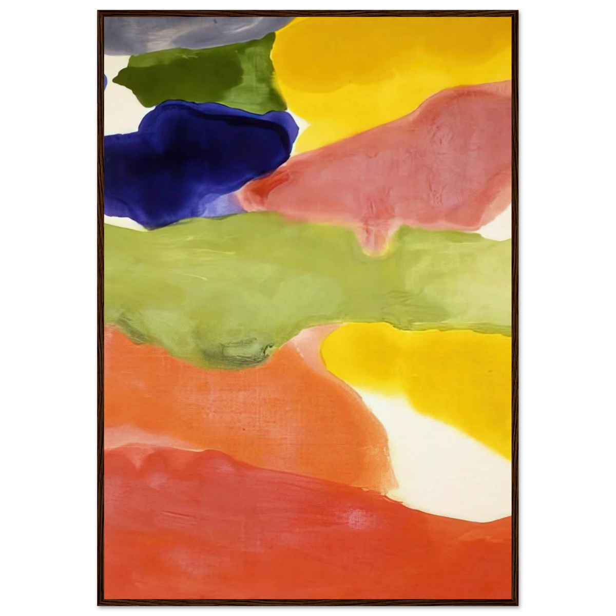 Tutti-Fruitti - 1966 Framed Poster | Helen Frankenthaler Framed Prints Wall Art | Frankenthaler Helen