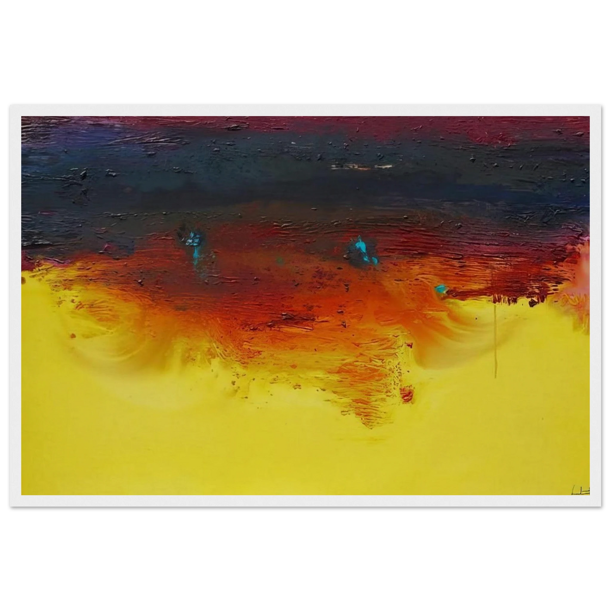 Adirondacks - 1992 Framed Poster | Helen Frankenthaler Framed Prints Wall Art | Frankenthaler Helen