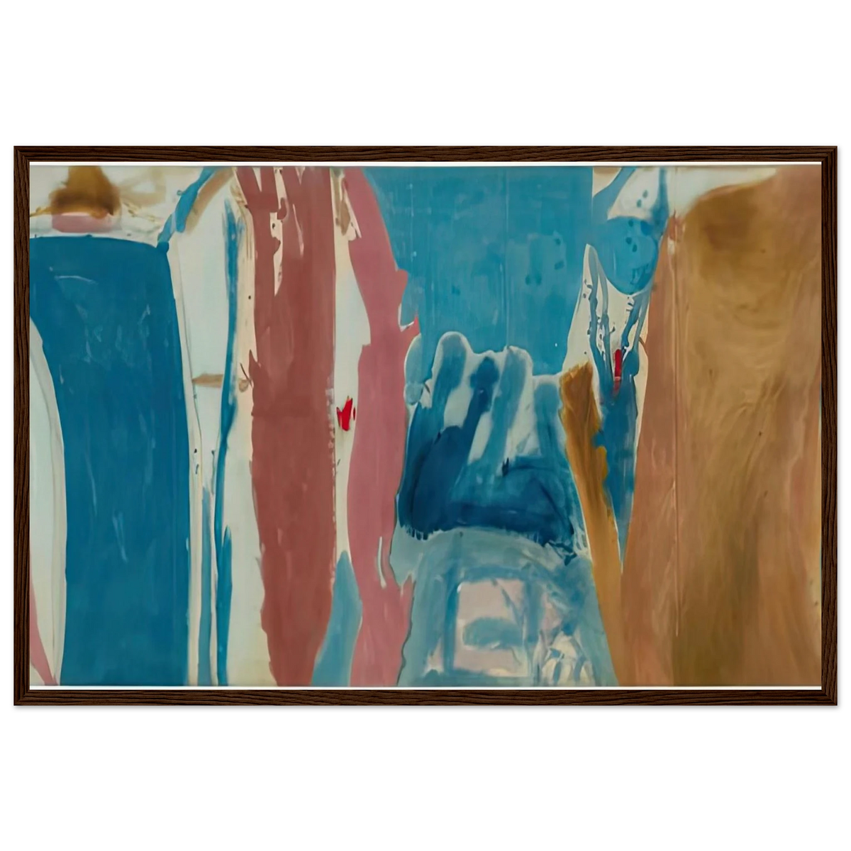 Open Wall, 1953- Framed Poster | Helen Frankenthaler Framed Prints Wall Art | Frankenthaler Helen