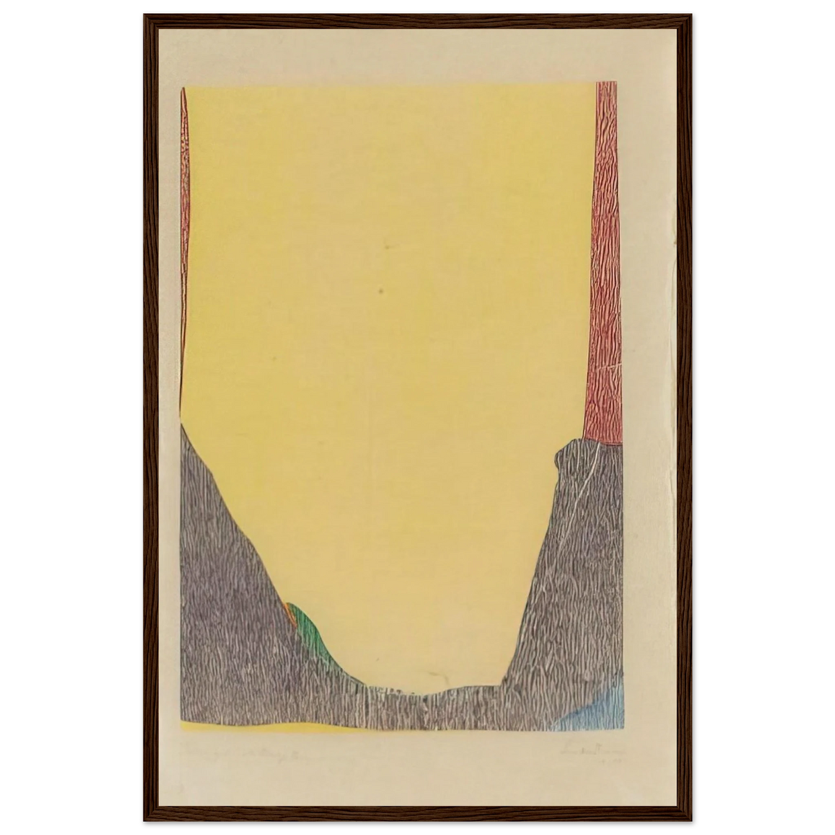 East and Beyond - 1973 Framed Poster | Helen Frankenthaler Framed Prints Wall Art | Frankenthaler Helen