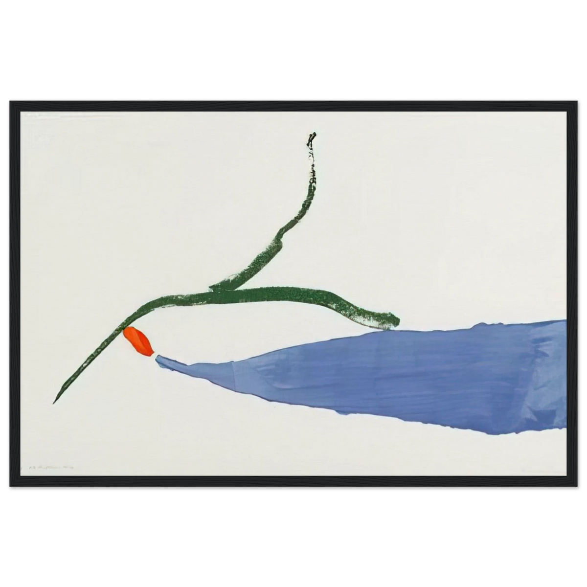 A Little Zen - 1970 Framed Poster | Helen Frankenthaler Framed Prints Wall Art | Frankenthaler Helen