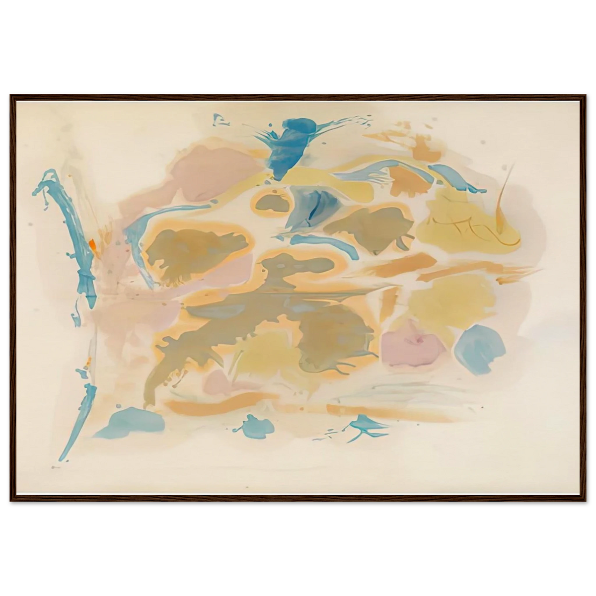 Shatter, 1953- Framed Poster | Helen Frankenthaler Framed Prints Wall Art | Frankenthaler Helen
