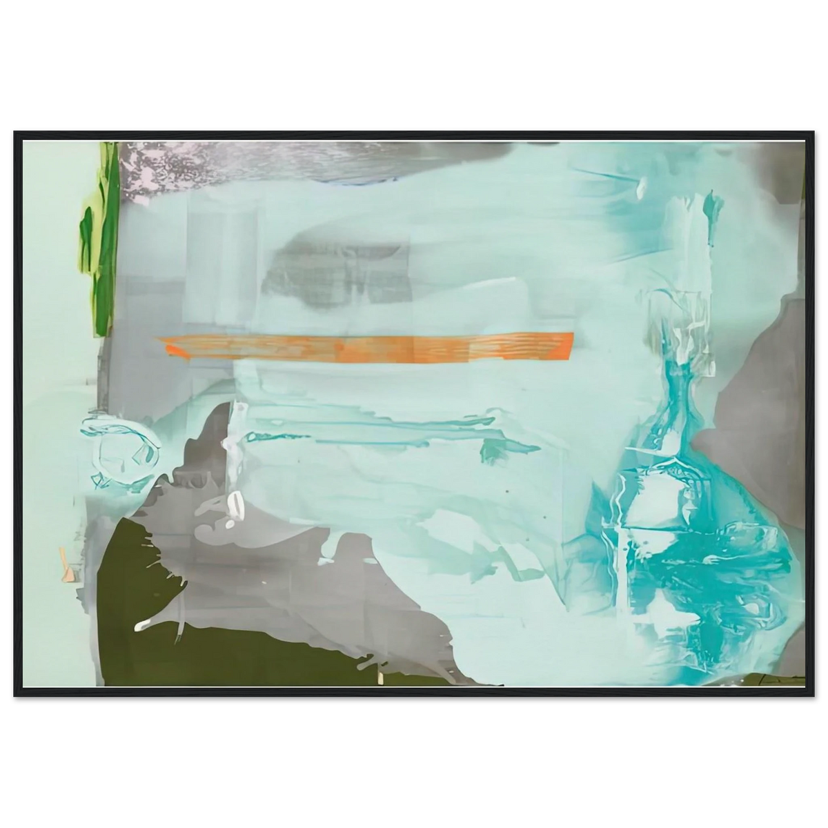 Poseidon, 1990- Framed Poster | Helen Frankenthaler Framed Prints Wall Art | Frankenthaler Helen