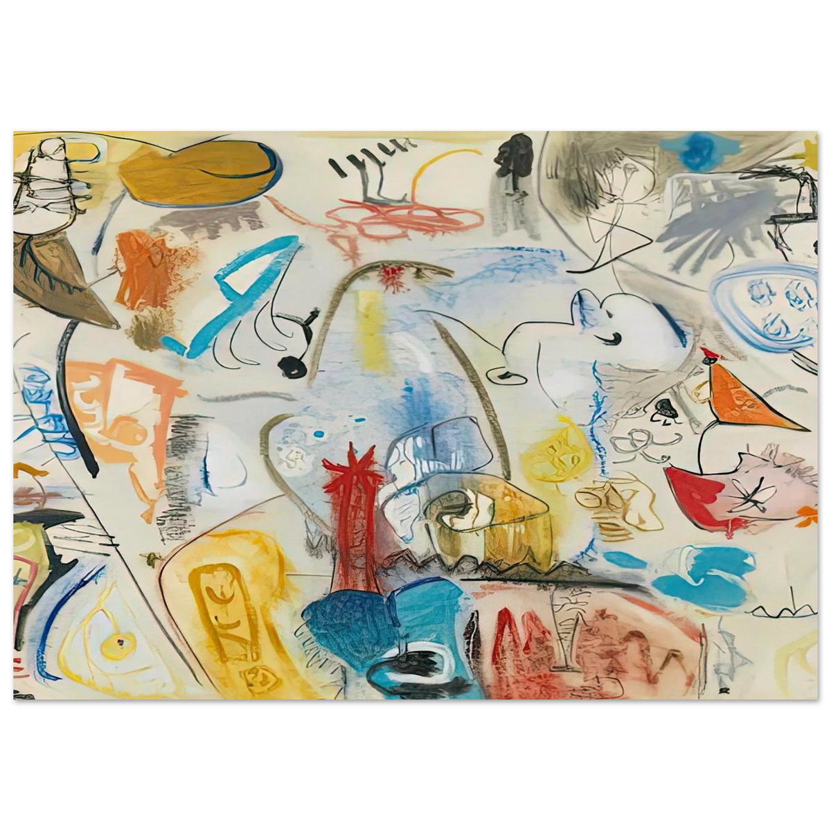 Circus Landscape, 1951- Poster | Helen Frankenthaler Poster | Frankenthaler Helen