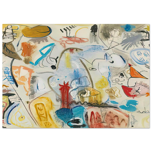 Circus Landscape, 1951- Poster | Helen Frankenthaler Poster | Frankenthaler Helen