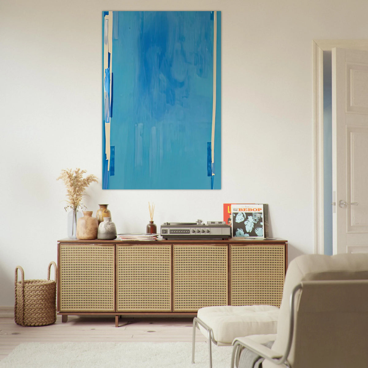 Blue Bellows, 1976- Poster | Helen Frankenthaler Poster | Frankenthaler Helen