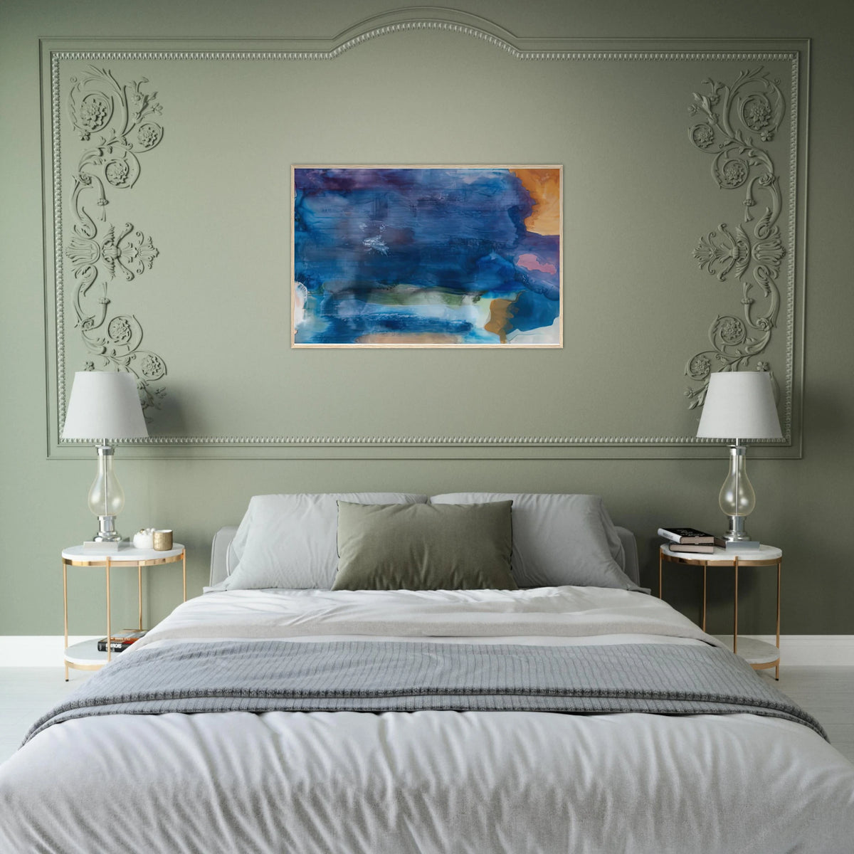 Riverhead, 1963-64- Framed Poster | Helen Frankenthaler Framed Prints Wall Art | Frankenthaler Helen