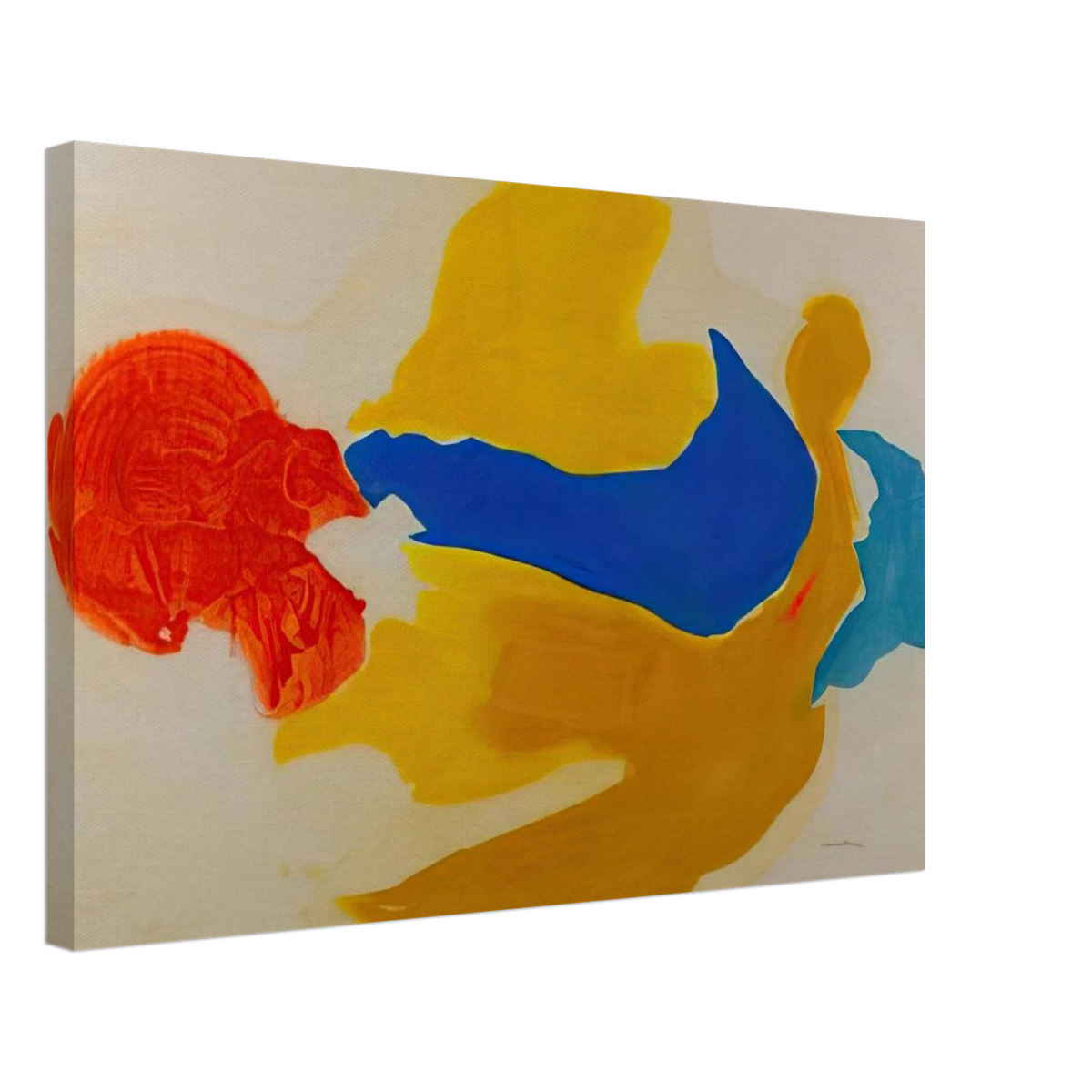 Blue Jay - 1963  United States Canvas | Helen Frankenthaler Canvas | Frankenthaler Helen