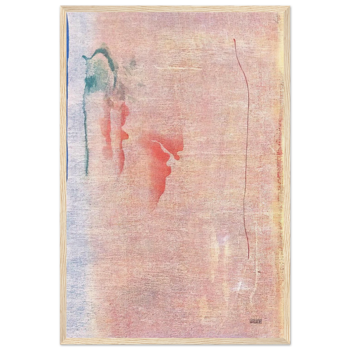 Cedar Hill - 1983 Framed Poster | Helen Frankenthaler Framed Prints Wall Art | Frankenthaler Helen