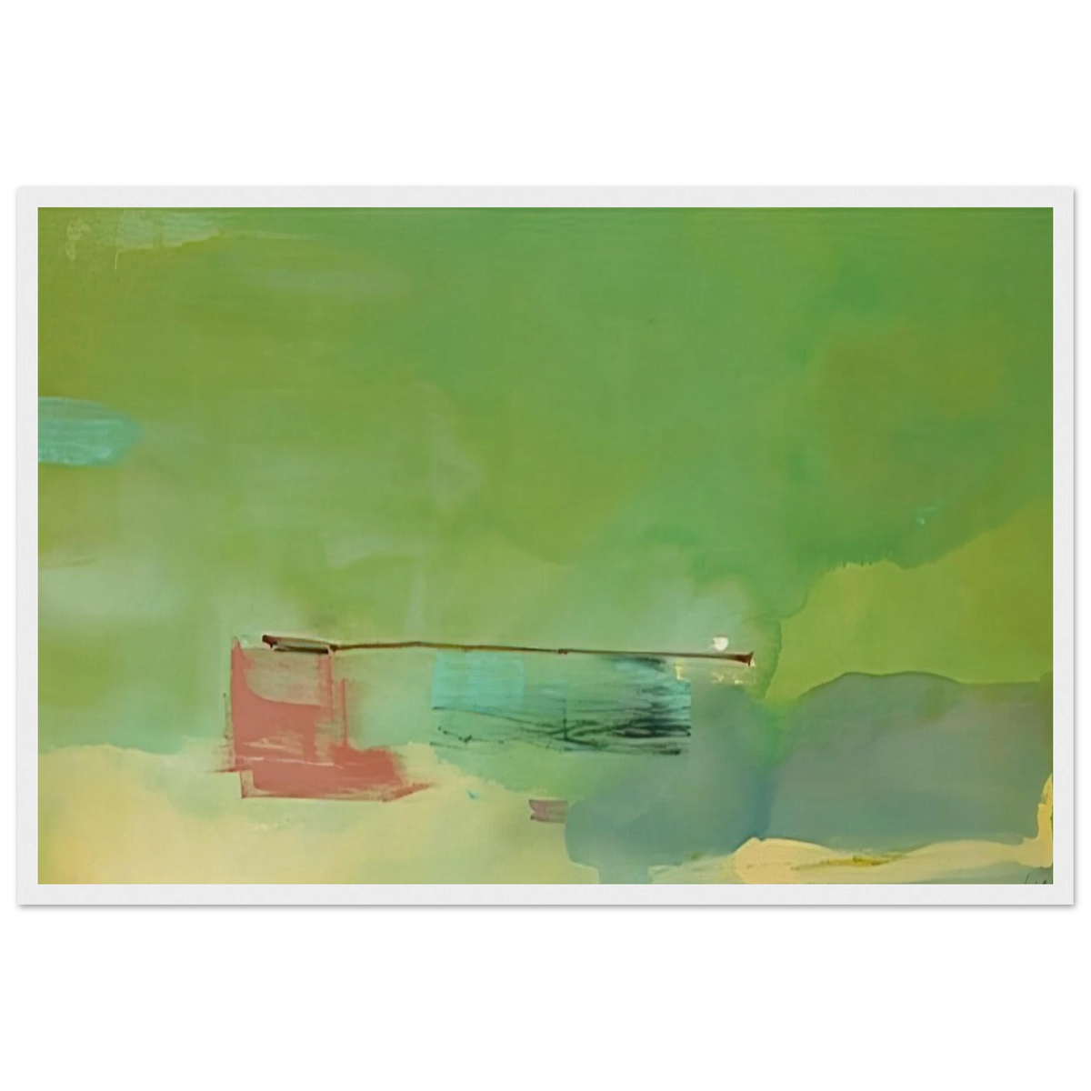 Springscape - 1975 Framed Poster | Helen Frankenthaler Framed Prints Wall Art | Frankenthaler Helen