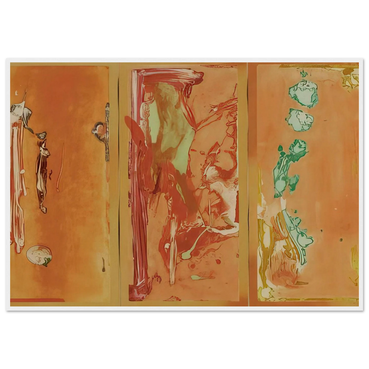 Gateway - 1988 Framed Poster | Helen Frankenthaler Framed Prints Wall Art | Frankenthaler Helen