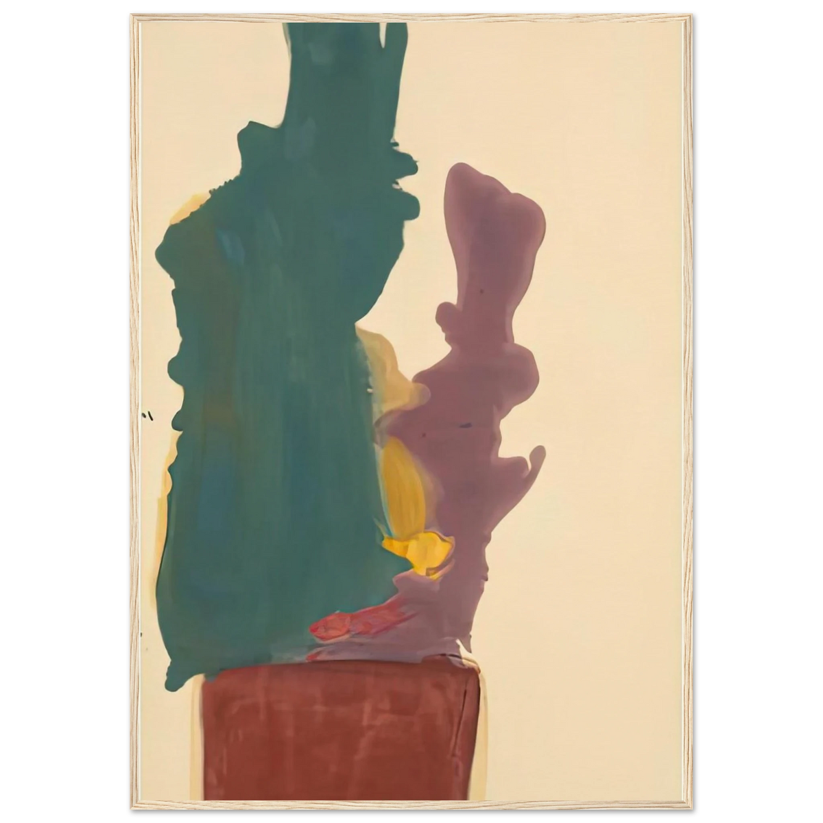 Evil Spirit, 1963- Framed Poster | Helen Frankenthaler Framed Prints Wall Art | Frankenthaler Helen