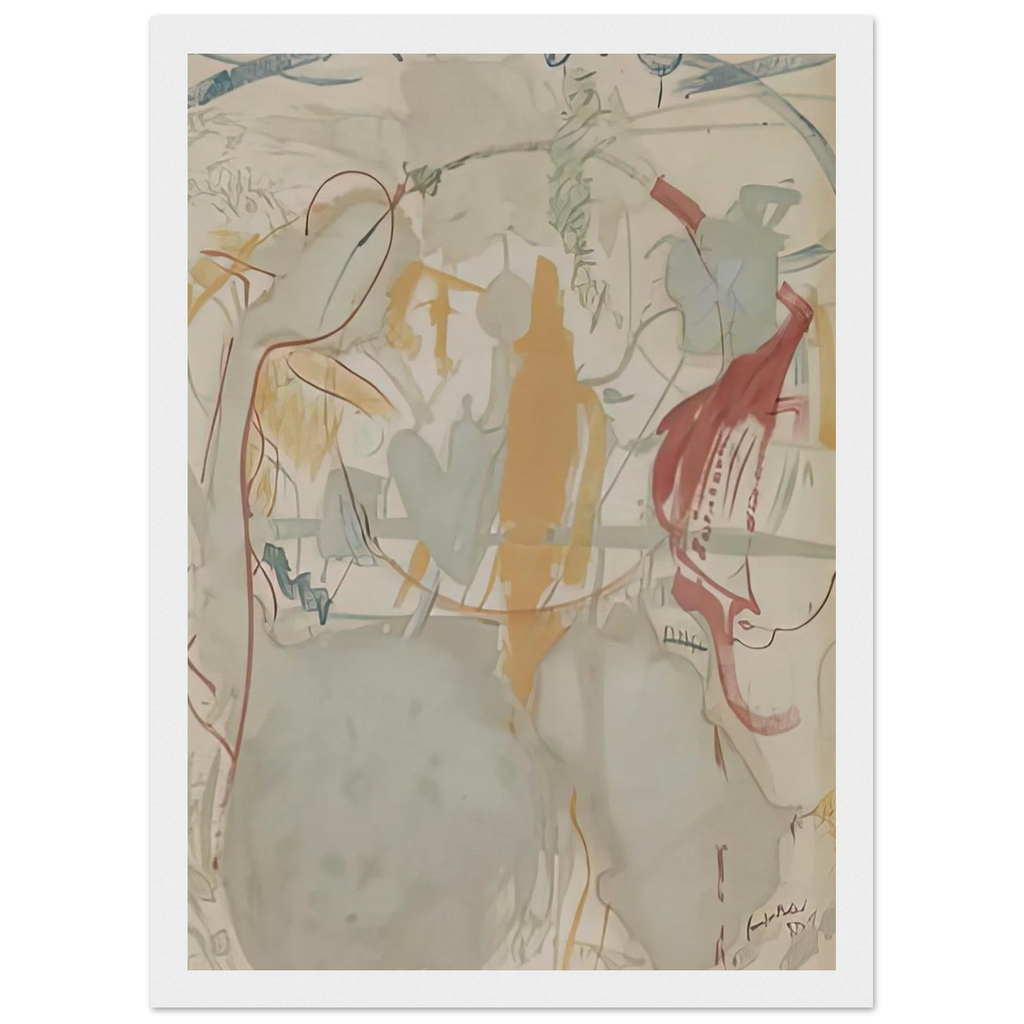 Seven Types of Ambiguity, 1957- Framed Poster | Helen Frankenthaler Framed Prints Wall Art | Frankenthaler Helen