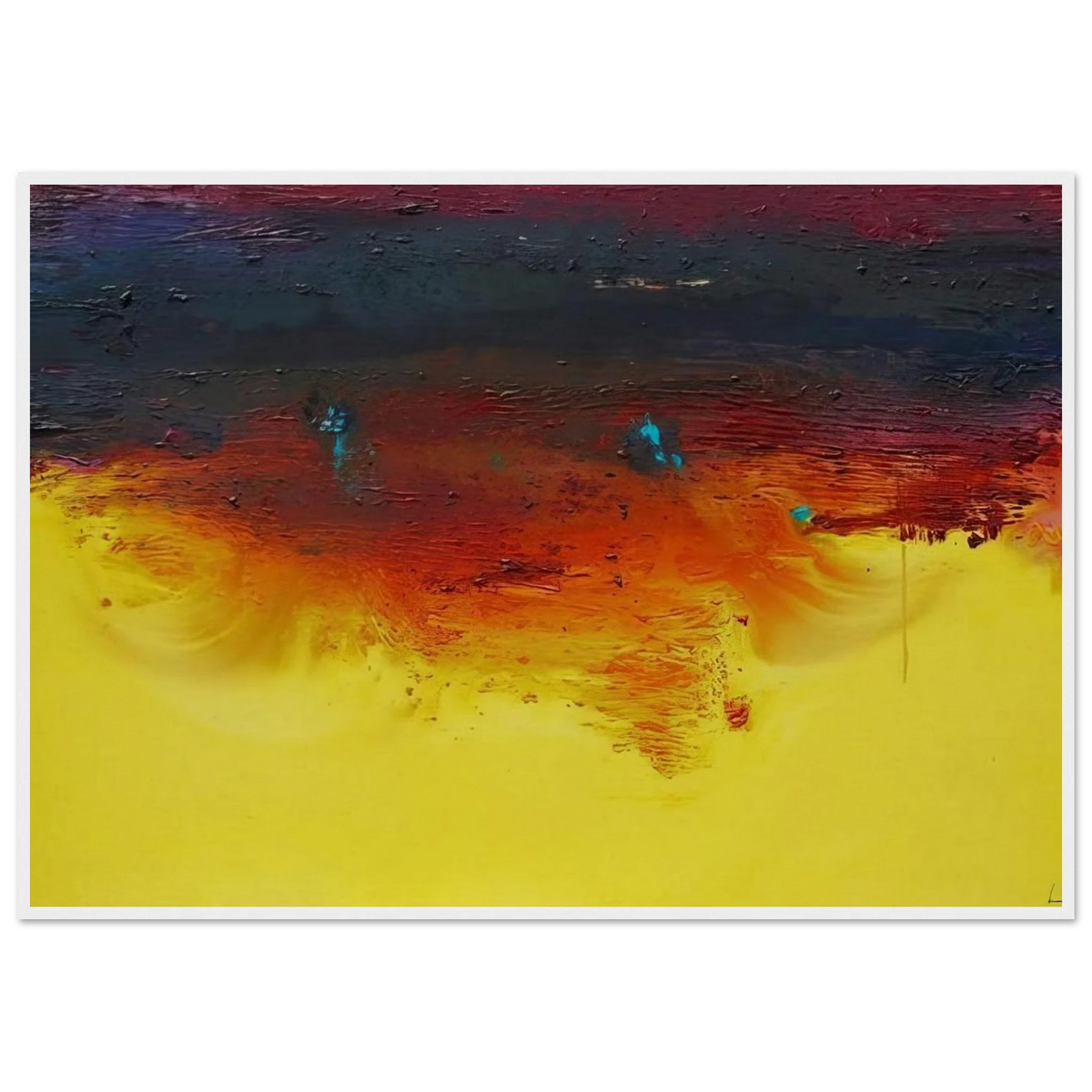 Adirondacks - 1992 Framed Poster | Helen Frankenthaler Framed Prints Wall Art | Frankenthaler Helen