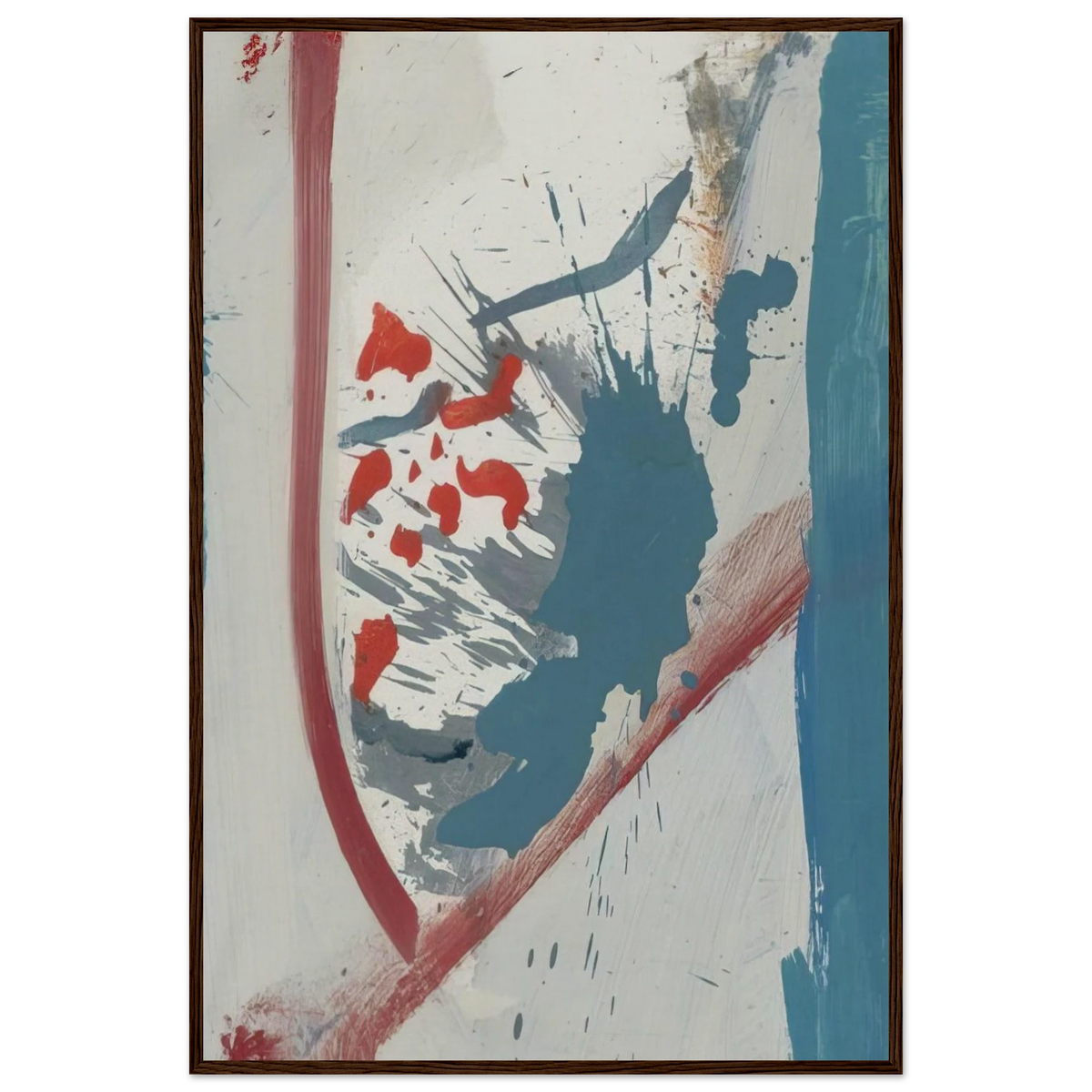 Untitled - 1960 Framed Poster | Helen Frankenthaler Framed Prints Wall Art | Frankenthaler Helen