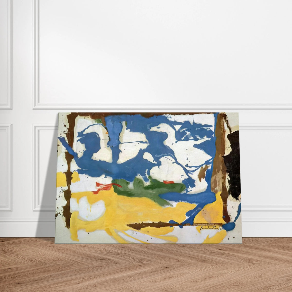 Swan Lake #2 - 1961 Canvas | Helen Frankenthaler Canvas | Frankenthaler Helen