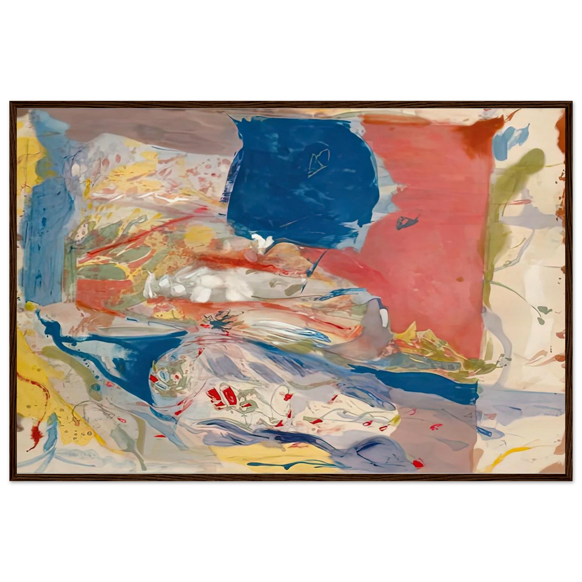 Lorelei, 1957- Framed Poster | Helen Frankenthaler Framed Prints Wall Art | Frankenthaler Helen