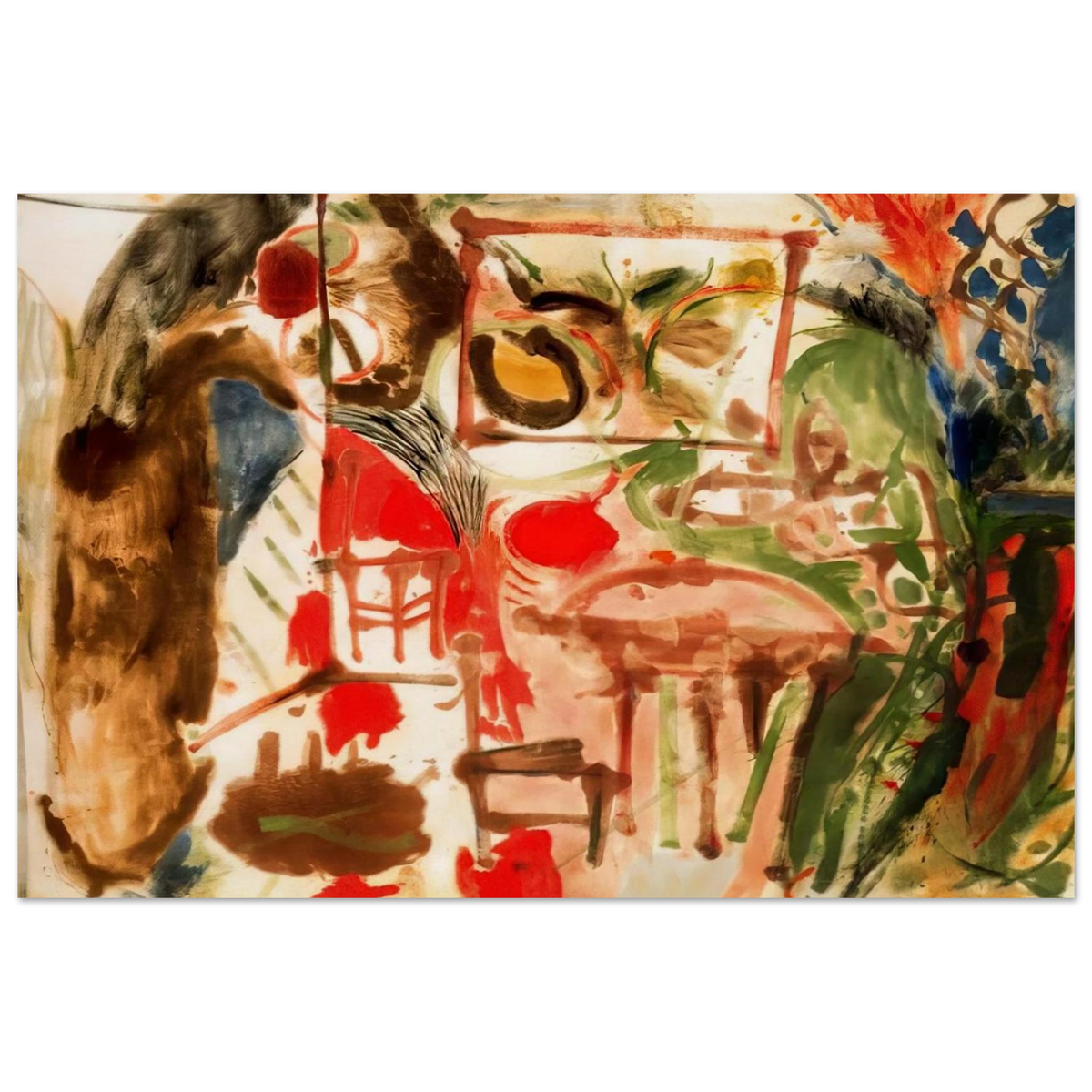 Interior - 1957 Poster | Helen Frankenthaler Poster | Frankenthaler Helen