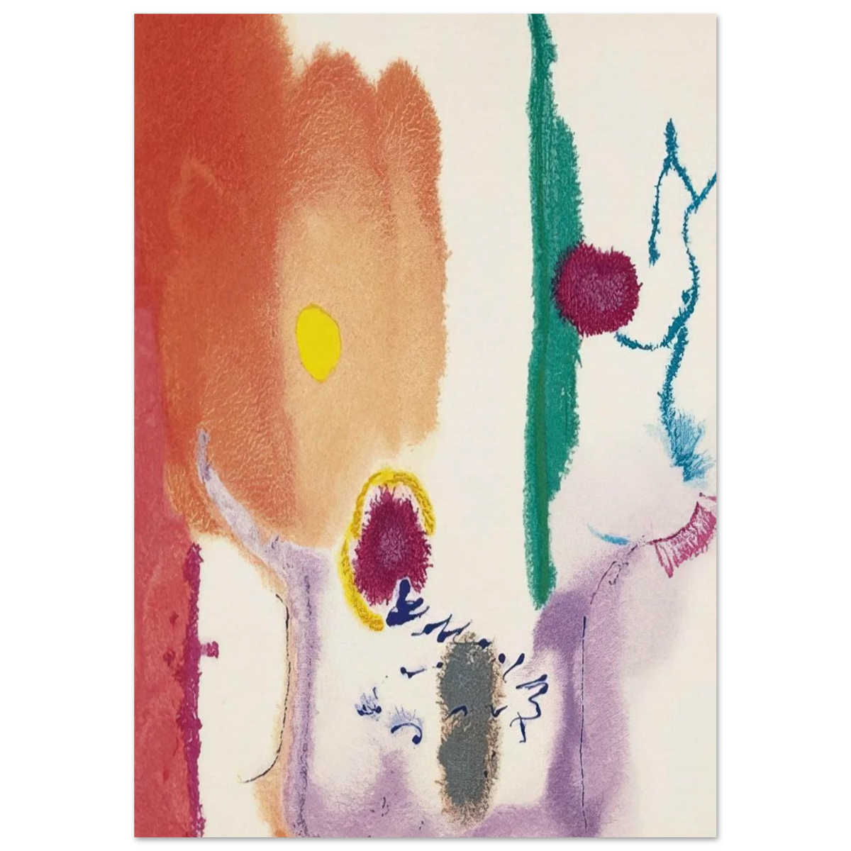 Beginnings - 2002 Poster | Helen Frankenthaler Poster | Frankenthaler Helen
