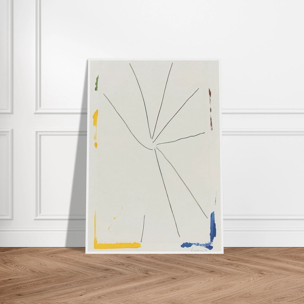 Free Wheeling - 1971 Framed Poster | Helen Frankenthaler Framed Prints Wall Art | Frankenthaler Helen