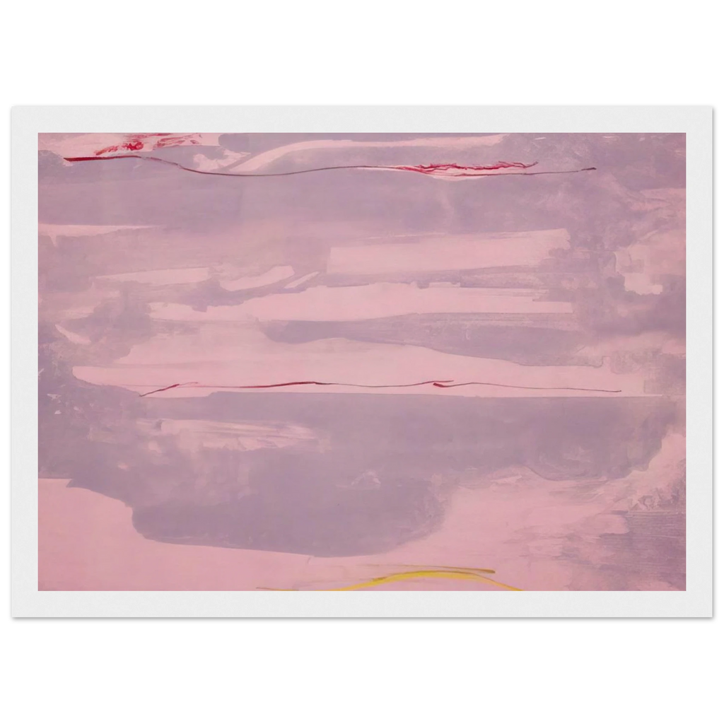Dream Walk - 1977 Framed Poster | Helen Frankenthaler Framed Prints Wall Art | Frankenthaler Helen