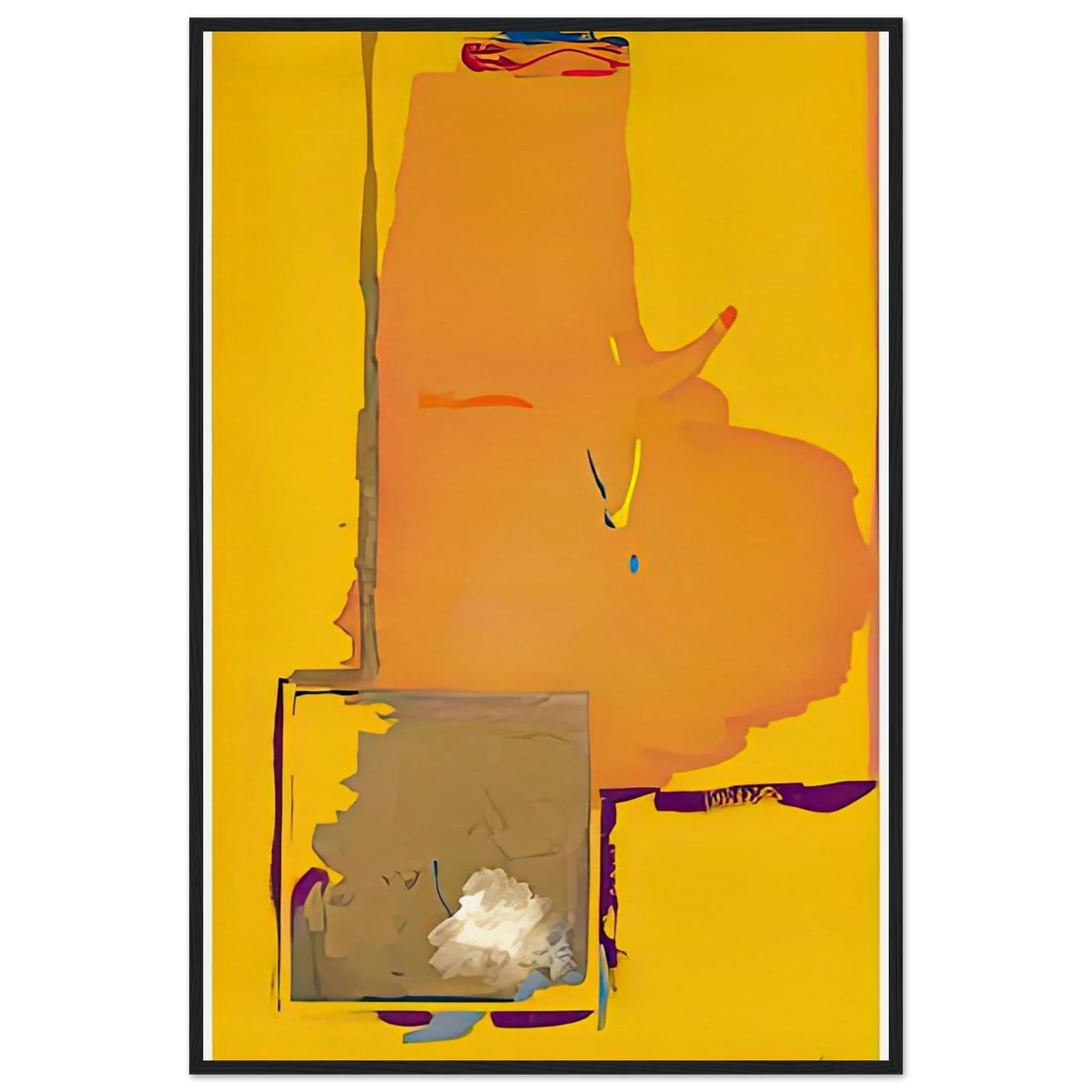 Mardi Gras, 1987- Framed Poster | Helen Frankenthaler Framed Prints Wall Art | Frankenthaler Helen