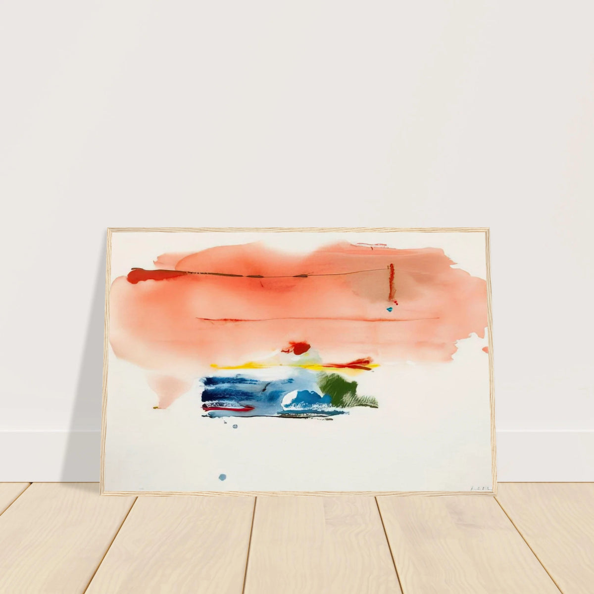 Santa Fe II - 1986 Framed Poster | Helen Frankenthaler Framed Prints Wall Art | Frankenthaler Helen