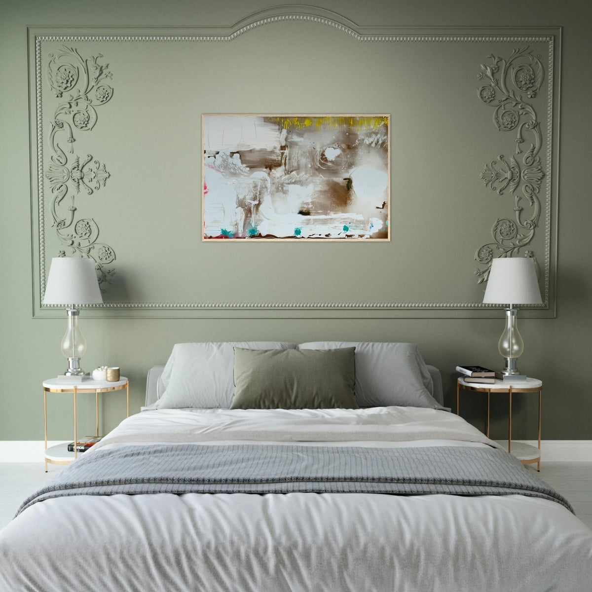 Arctic Thaw, 1990- Framed Poster | Helen Frankenthaler Framed Prints Wall Art | Frankenthaler Helen