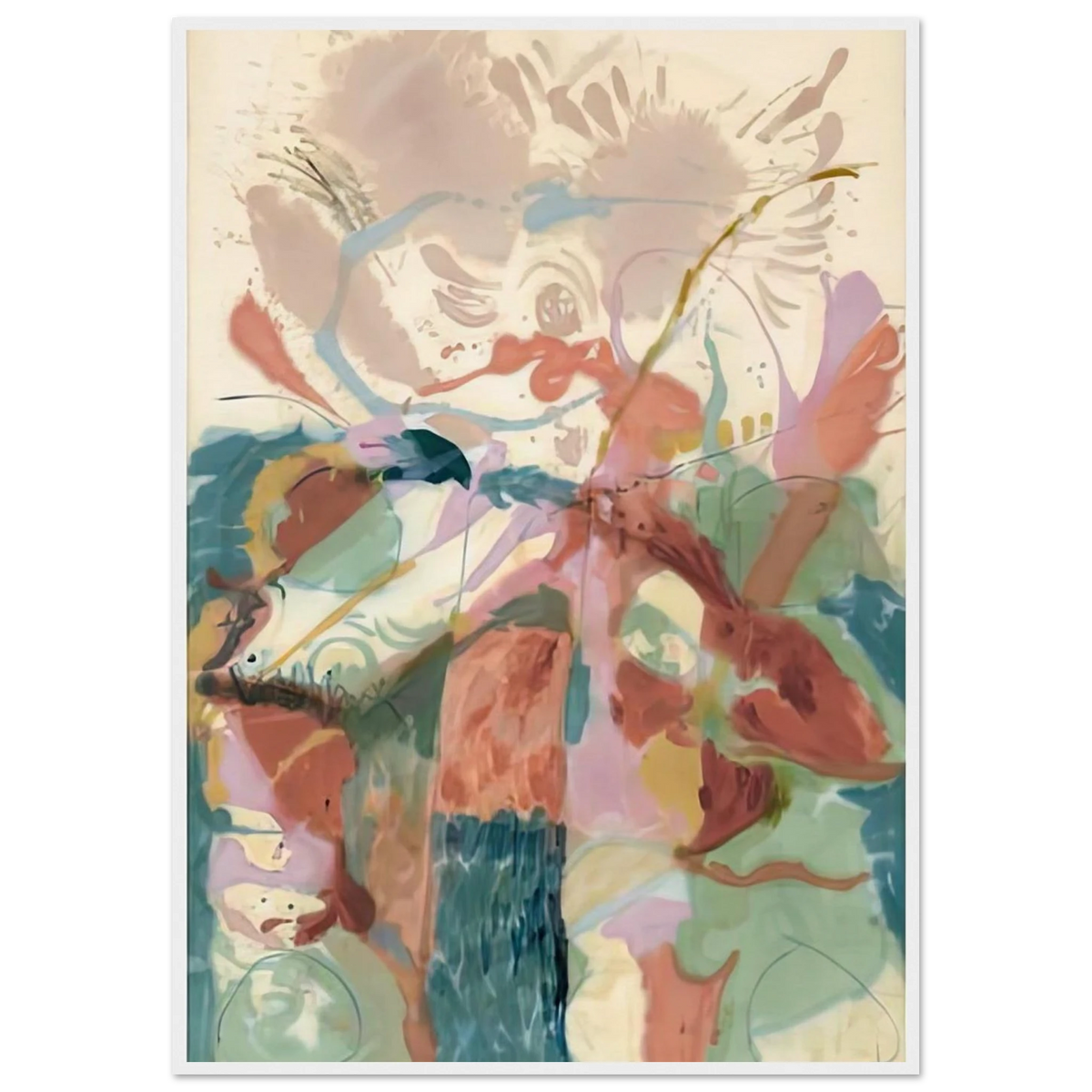 Jacob's Ladder, 1957- Framed Poster | Helen Frankenthaler Framed Prints Wall Art | Frankenthaler Helen