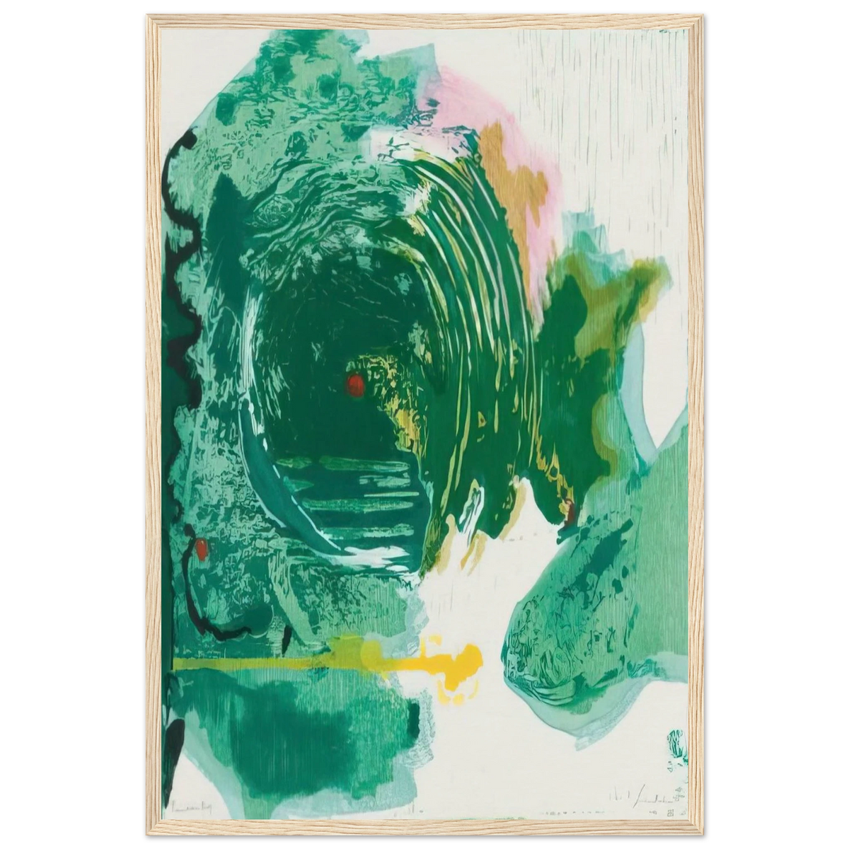 Radius - 1993 Framed Poster | Helen Frankenthaler Framed Prints Wall Art | Frankenthaler Helen