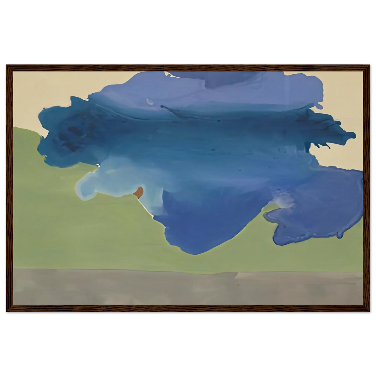 The Bay, 1963- Framed Poster | Helen Frankenthaler Framed Prints Wall Art | Frankenthaler Helen
