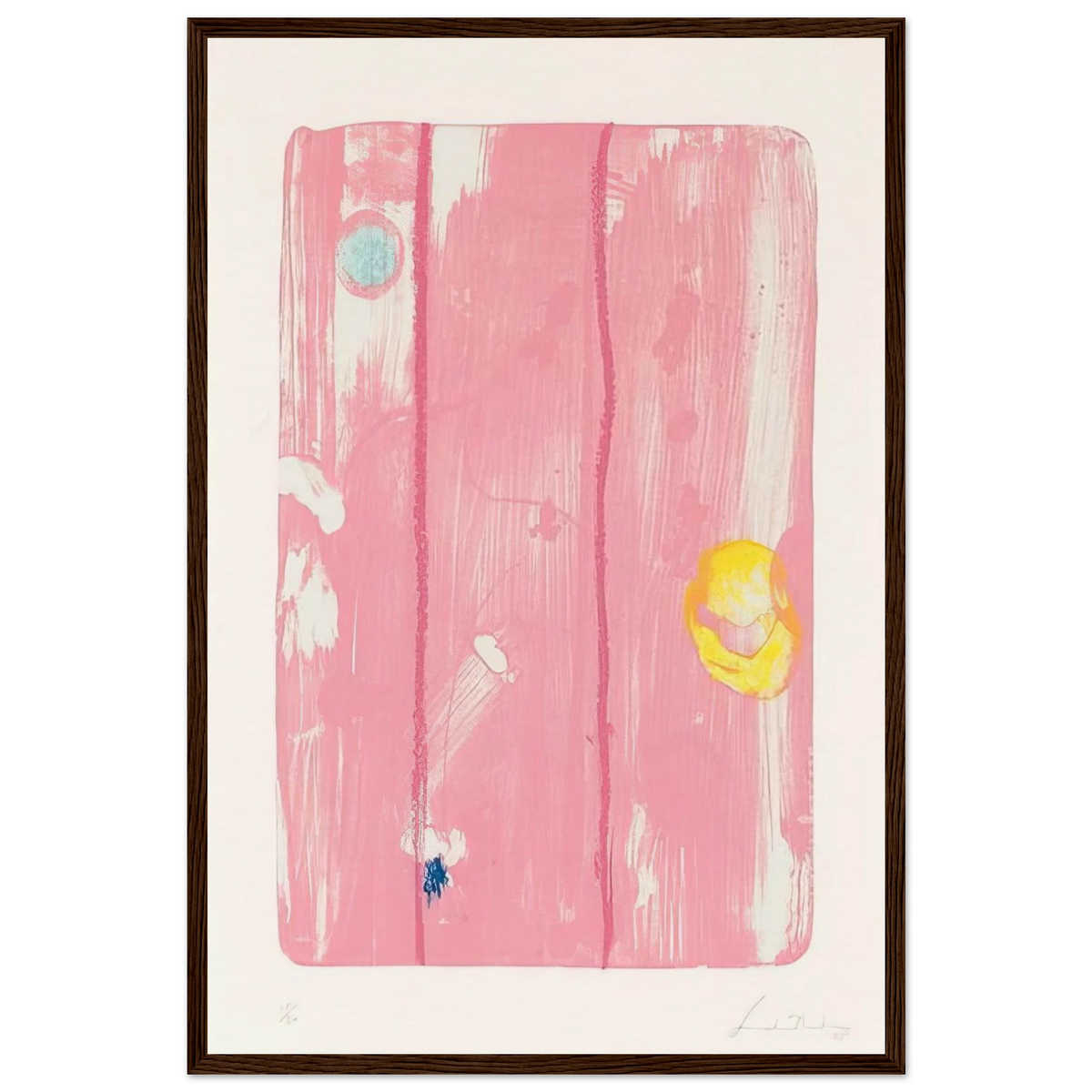 Reflections VIII - 1995 Framed Poster | Helen Frankenthaler Framed Prints Wall Art | Frankenthaler Helen