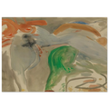 Scene with Nude, 1952- Poster | Helen Frankenthaler Poster | Frankenthaler Helen