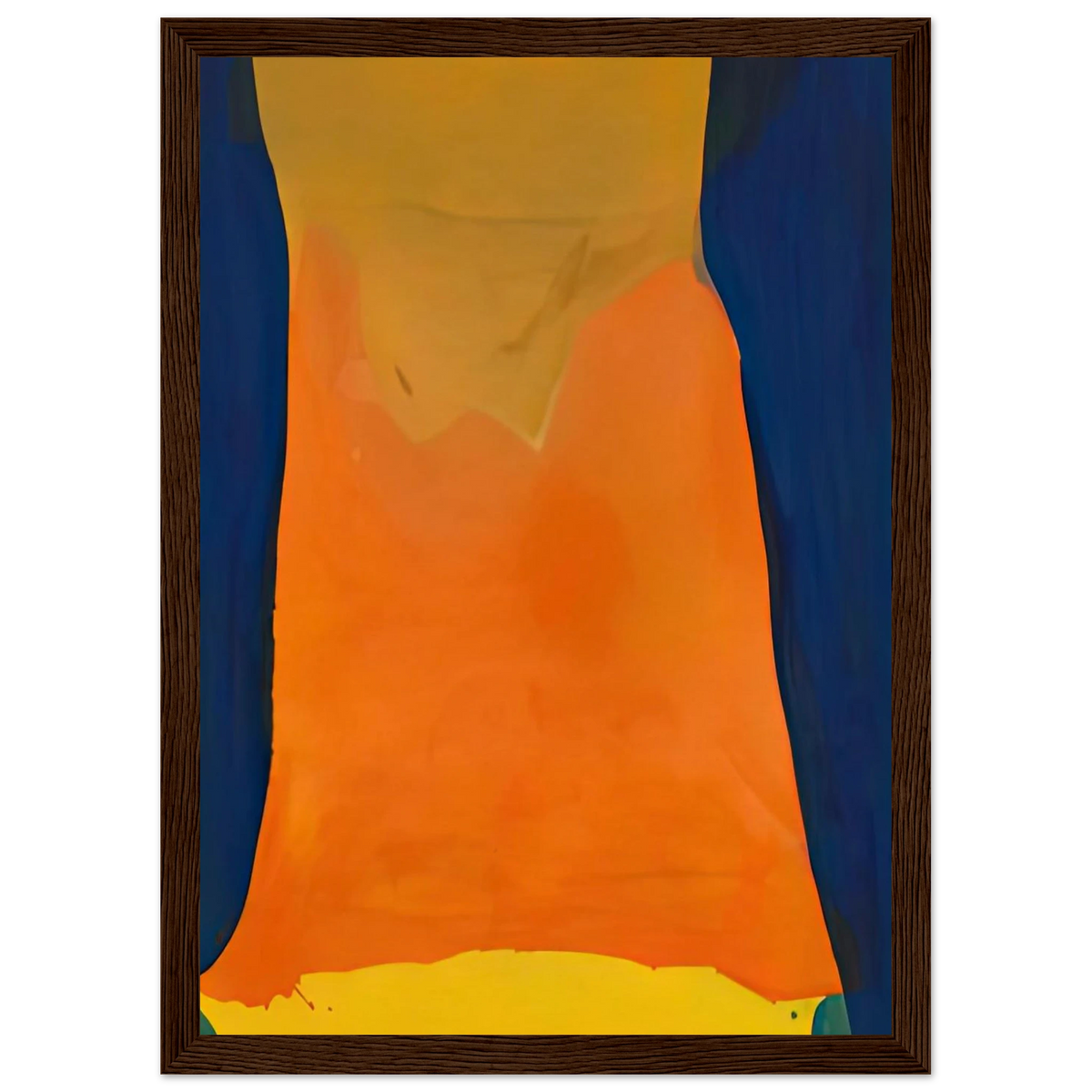 Orange Mood, 1963-64- Framed Poster | Helen Frankenthaler Framed Prints Wall Art | Frankenthaler Helen